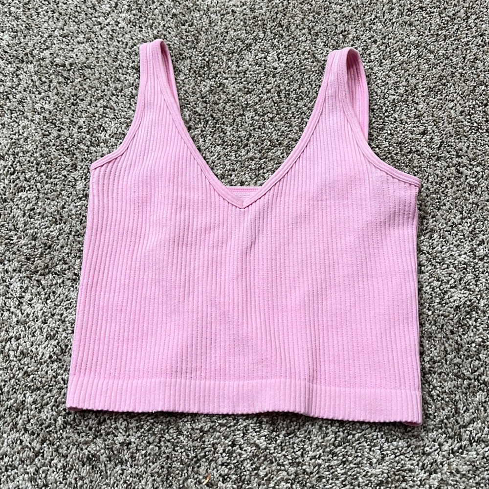 Free people pink tank top